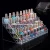 Import F82641 Clear Acrylic 5 Tier Tattoo Ink Nail Polish Display Stand Rack Organizer Holder Cosmetic Display from China