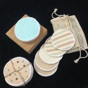 Facial Cleansing Wipes Makeup Remover Pads Reusable Cotton Face Cleansing Pads