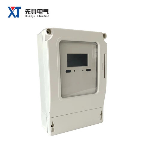 Factory Customized Three Phase Electricity Meter Housing Plastic Enclosure Electric Energy Meter Shell IC Card