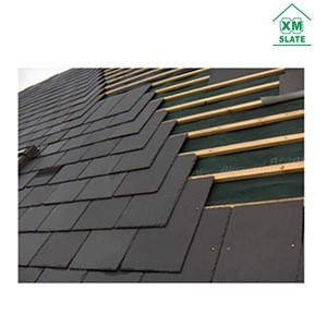 [factory direct ] 40x25 50X25 60X30cm  china low Calcium Natural unfading  no rusty black slate stone roofing tiles