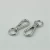 Import Factory Direct Hardware Accessories Gold Silver Light Keychain Buckle Metal Hook Swivel Dog Snap Hook from China