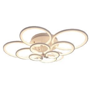 factory direct indoor lighting dimmable led chandeliers ceiling & pendant lights with remote control