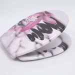 Factory Direct Sales UF Printing Colour Beautiful Classy Bidet Luxury Novelty Toilet Seat Cover