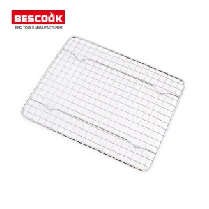 Factory Direct Sell Cookware Square Shape BBQ Wire Mesh grill accessories set