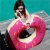 Import Factory direct selling inflatable doughnut 60CM swimming ring from China