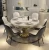 Factory directly sale set marble round dining tables hotel restaurant furniture OEM
