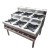 Factory Hot Sale 2  3 4 6 8 Gas Cooker Burner Stove  Stainless Steel Gas Stove 6 head stove