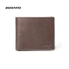 Factory price custom  bifold rfid blocking wallet casual genuine leather cowhide men short wallet