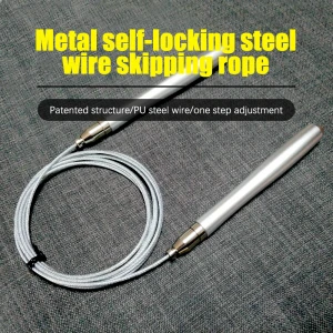 Factory Sale Various Stanless Steel Wire Lock Jump Ropes With Cord