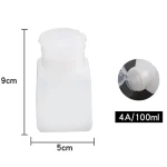 Factory sell Antistatic Plastic Alcohol Bottle Press-type Alcohol Bottle 100ml 200ml 250ml