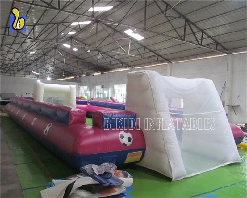 Factory supply inflatable human foosball court, human foosball inflatable games B6070