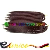 factory wholesale Crochet Synthetic Extension Hair Faux Dread Locks Twist Hair Dreads Dread Beans Hair havana locs hairpiece