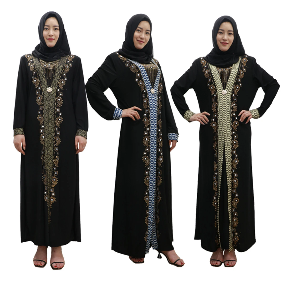 Factory Wholesale Flower Cloth Robe Abaya Arab Islamic Ladies Prayer Dress Abaya Islamic Clothing