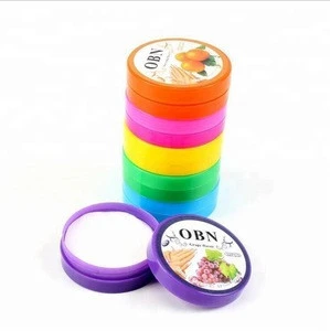 Factory wholesale fruit flavor good quality nail polish remover wipe pad