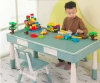 Factory Wholesale High Quality Kindergarten Indoor Children Plastic Study Table and Chair Set