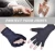 Import Factory Wholesale Magnetic Fingerless Anti Copper Arthritis Compression Gloves from China