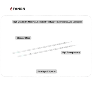 Fanen lab PS  pipette 2ml Sterile Disposable Plastic Glass Serological Pipette