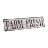 Farm Fresh Retro Vintage Farmhouse Metal Tin Bar Sign Country Home Decor