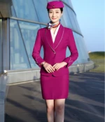 Fashion Airline Stewardess Uniform Elegant Flight Attendant uniforms
