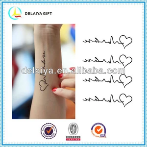 Fashion and beautiful adult body temporary tattoo sticker for girls