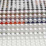 Fashion bead trimming half pearl trim