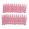 Fashion Cheap Wood Craft Spring Clothespins 24 Pieces Light Pink Clothes Pegs