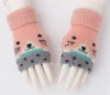 Fashion custom jacquard knitted gloves