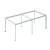 Import Fashion Design Office Furniture Steel Base Frame Metal Desk Leg from China