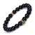Import Fashion Jewelry Black Agate Boat Anchor White Howlite Simple Beaded Blue Sandstone Bracelets from China