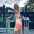 Import Fashion Party Style Bodycon Rainbow Colored Pencil Dress Women Summer Sexy 2021 from China