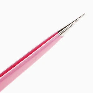 Fashion Pink stainless steel Mink eyelash extension Straight Or bend Optional tweezers professional eyelash extension tweezers