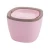 Import Fashionable Multicolor Plastic Mini Desktop Trash Can Table Dustbin Waste Bin With Swing Lid Garbage Can For Home Office Kitchen from China