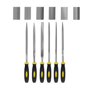 files tools 8 Inches 18pcs round flat and half round hand steel file set
