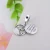 Import Fine Jewelry Fashion 925 Sterling Silver Animal Fox Rabbit Blue Sky Moon Star Pendant Charms from China