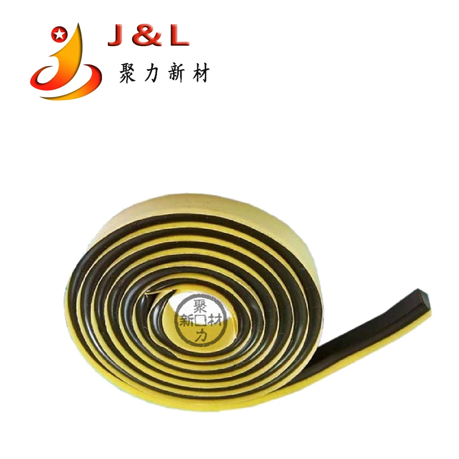 Fire-free baking non-curing double-sided self-adhesive butyl tape