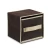 Import Foldable Storage Drawer, Dark Brown/Brown Outer-6.5 inches; inner-5.9 inches from China