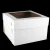 Import Food Grade White Corrugated Cake Boxes Tall Wedding Cake Box With Window from China