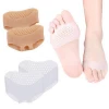 Foot care non-slip silicone toe protector products for feet bone,Front foot massage cushion front palm forefoot pad