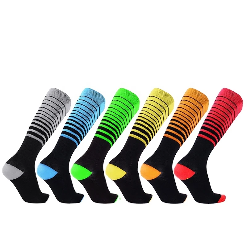 Football Socks Soccer Long Socks Anti Fatigue Compression Socks Elastic Slimming Compression Socks