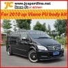 For 2010 up Mercedes Benz Viano PU body styling kit including front bumper lip, side skirts, rear bumper lip