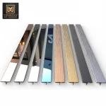 Foshan decorative 304 stainless steel mirror finish T shaped tile trim