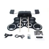 Free sample Professional digital portable hand roll silicone 10 drum surface electronic drum