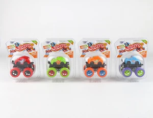 Friction toy vehicles double inertial stunt car with rotation off road kids car