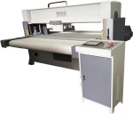 Fully Automatic Conveyor  Belt Digital Travelling Rotary Head Cutting Machine for Leather/Foam/Fabric