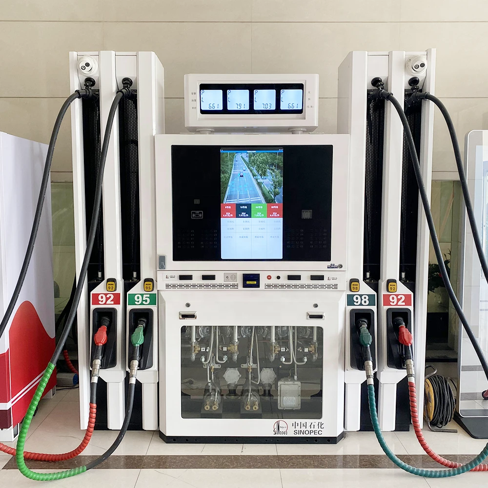 Furen High Technology AI Smart Fuel Dispenser, Fuel Pumps Dispenser Max.allowable Error ±0.30% (5~50)l/min -45~+55? 50HZ±1HZ