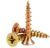 Import Galvanized carbon steel cross recessed countersunk head chipboard wood screws from China