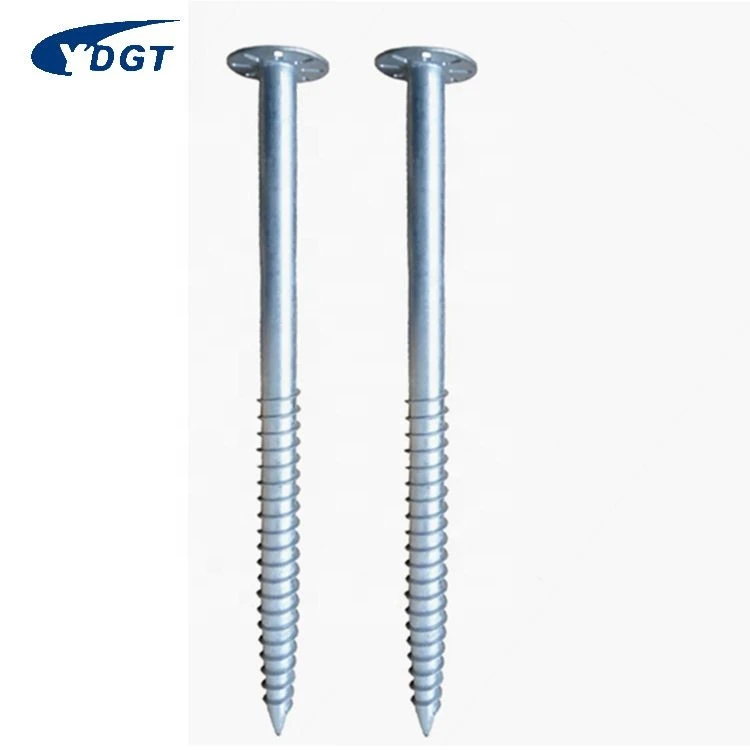 Galvanized Factory Price Solar System Ground Screw For Solar Panel Mounting Rack