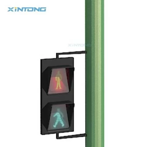 Galvanized Traffic Signal LED Light Poles Weight 3-6M Steel Pole Price