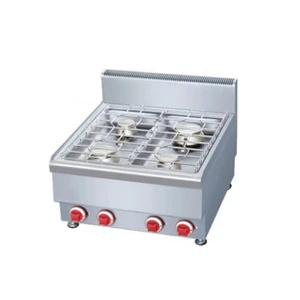 Gas Range Restaurant Kitchen Equipment List Stainless Steel Machine Commercial Induction Table Top Stove Gas Cooktop