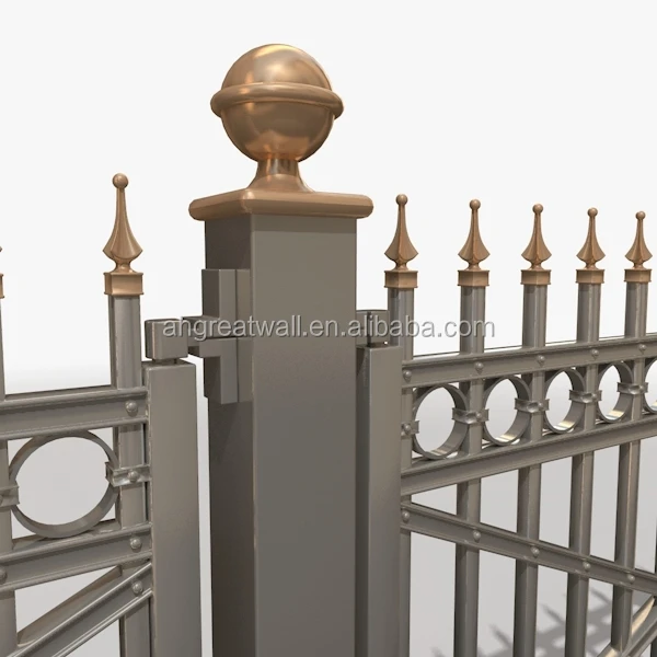 gates and steel fence design temporary fence